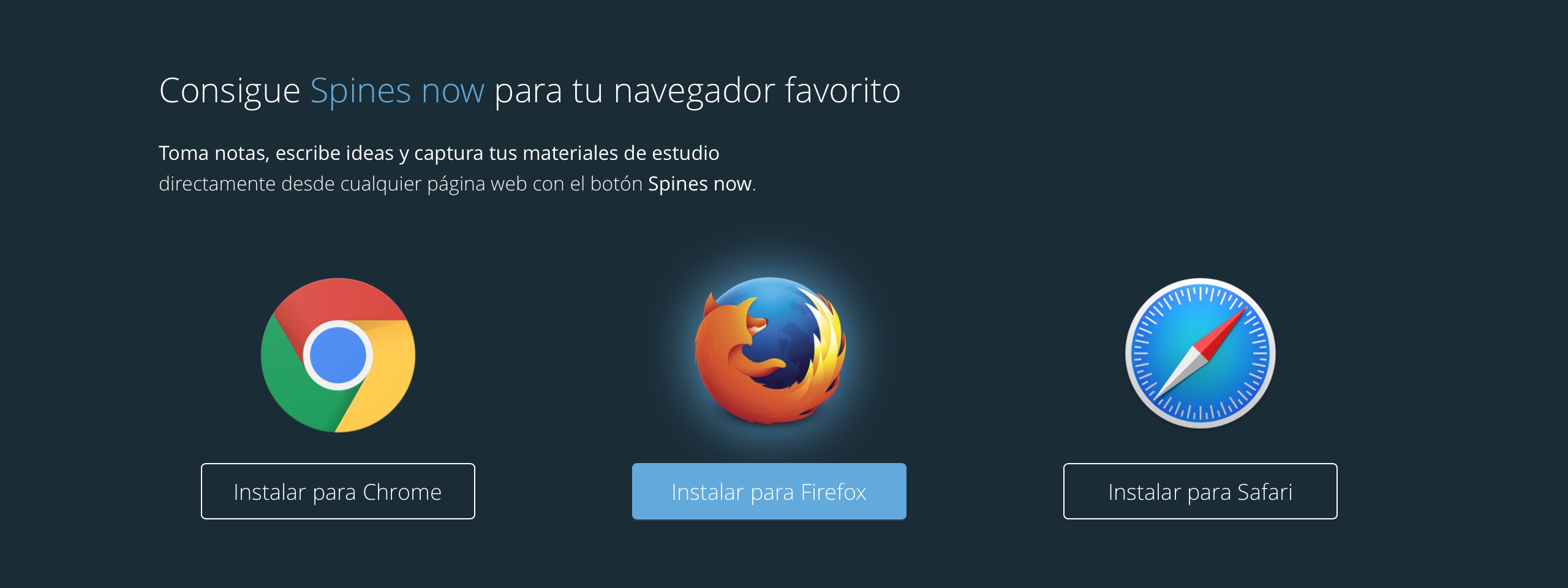 Toma notas mientras navegas